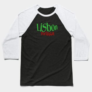 Lisbon Portugal Baseball T-Shirt